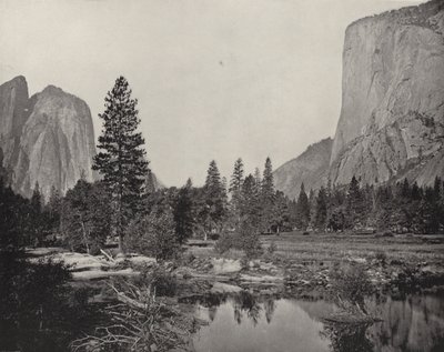 Yosemite Valley, California (s/hvitt bilde) av American Photographer (after)