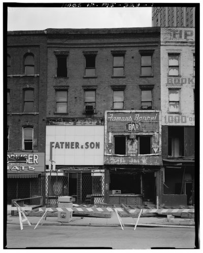 70-72 Monroe Avenue (kommersiell bygning), Detroit, Michigan (s/hvitt-bilde) av American Photographer