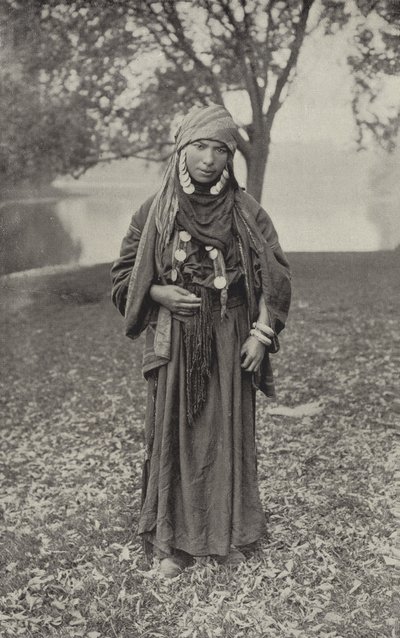 En beduinsk kvinne i ørkenen av American Photographer