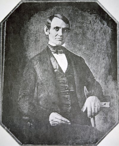 Abraham Lincoln (1809-65) som medlem av kongressen i en alder av 37 av American Photographer