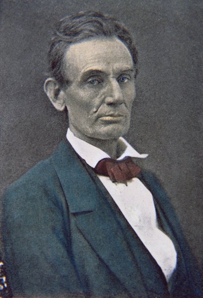 Abraham Lincoln (1809–65) ca. 1860 (tonet bilde) av American Photographer