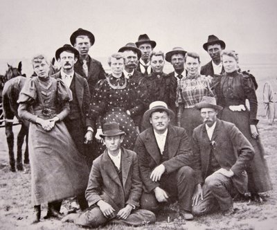 American Pioneers, ca. 1850 (s/hvitt-bilde) av American Photographer