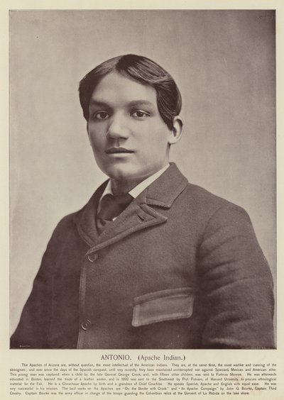 Antonio, Apache-indianer av American Photographer