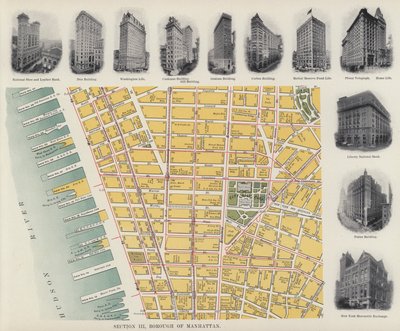 Borough of Manhattan (s/hvitt bilde) av American Photographer