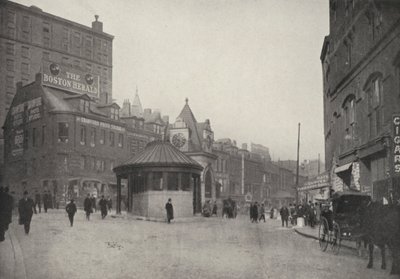 Boston: Scollay Square og inngangen til East Boston-tunnelen (s/h-bilde) av American Photographer