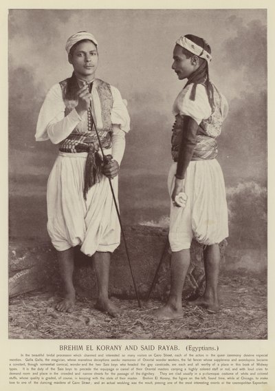 Brehim El Korany og Said Rayab, egyptere av American Photographer