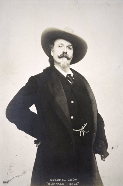 Buffalo Bill (1846-1917) postkort av American Photographer