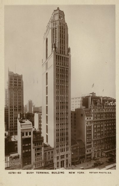 Bush Terminal Building, New York City, USA (s/h-bilde) av American Photographer