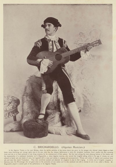 C Brignardello, algerisk musiker av American Photographer