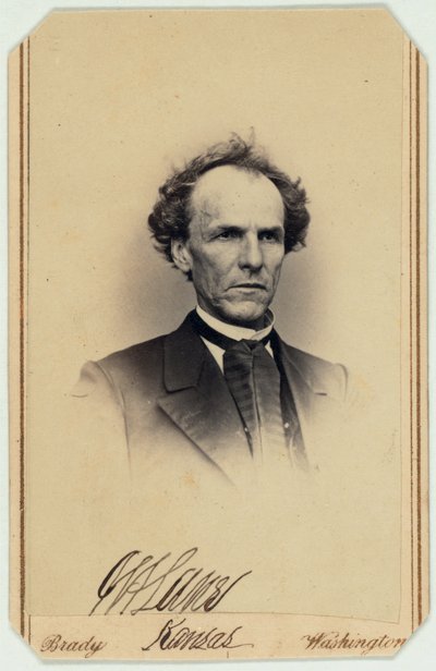 Carte de Visite, James Henry Lane (s/hv-bilde) av American Photographer