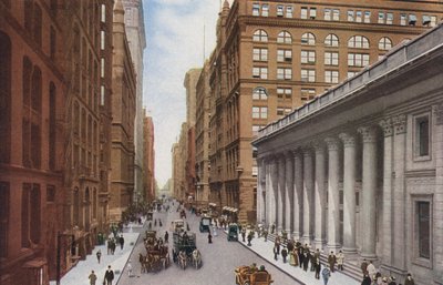 Chicago: La Salle Street, fra Board of Trade-bygningen (fargefoto) av American Photographer