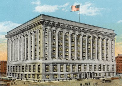 Rådhus og fylkesbygning (farget bilde) av American Photographer