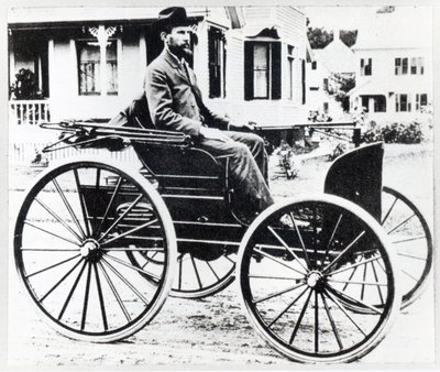 Første amerikanske bil, designet og bygget av Charles og Frank Duryea av American Photographer