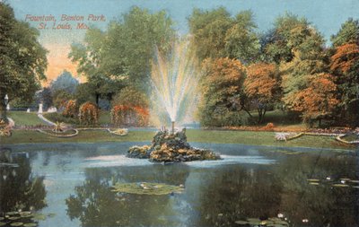 Fontene, Benton Park, St. Louis, Missouri (fargebilde) av American Photographer