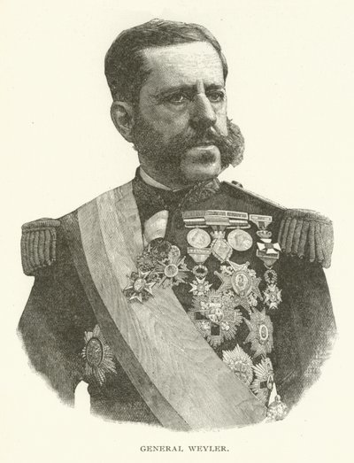 General Weyler (svart-hvitt fotografi) av American Photographer