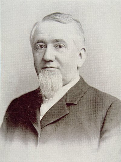 George M. Pullman (1831-97) (s/hvitt-bilde) av American Photographer