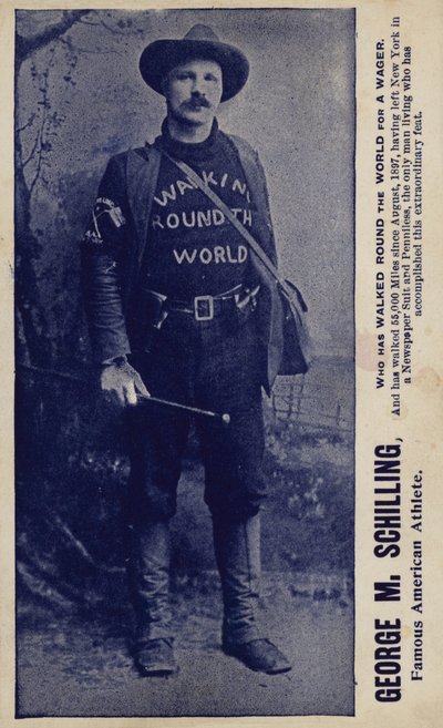 George M. Schilling, berømt amerikansk idrettsutøver (s/h-foto) av American Photographer