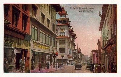 Grant Avenue, Chinatown, San Francisco (fargebilde) av American Photographer