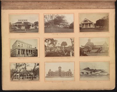 Hawaii-album, s. 12, skoler og andre bygninger, inkludert Queen