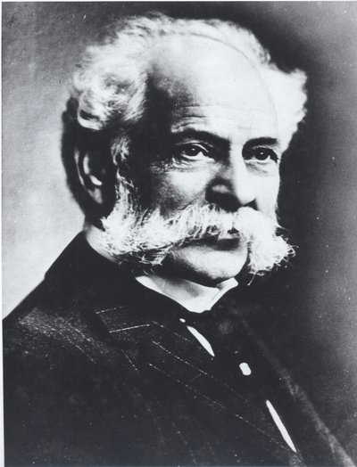 Henry J. Heinz, grunnlegger av bearbeidet næringsmiddelfirma, ca. 1900 (s/hvitt-bilde) av American Photographer