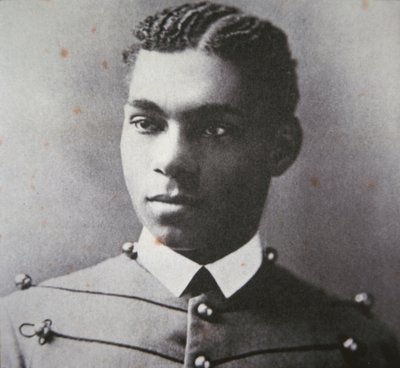 Henry Ossian Flipper (1856-1940) den første svarte utdannet ved West Point Military Academy (s/hv-bilde) av American Photographer