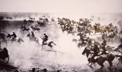 Husmenn som skynder seg inn på Cherokee Strip av American Photographer