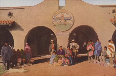 Indianerbygningen, Albuquerque, New Mexico (fargebilde) av American Photographer