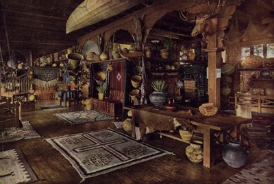 Interior Indian Building, Albuquerque, New Mexico (farget bilde) av American Photographer