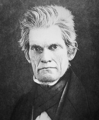 John C. Calhoun (1782-1850) (s/hvitt-bilde) av American Photographer