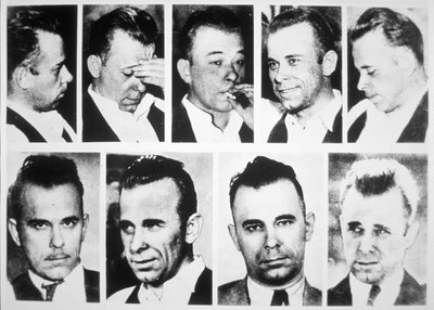 John Dillinger (s/hvitt bilde) av American Photographer