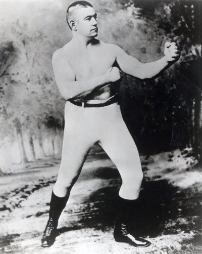 John L. Sullivan (s/hvitt-bilde) av American Photographer