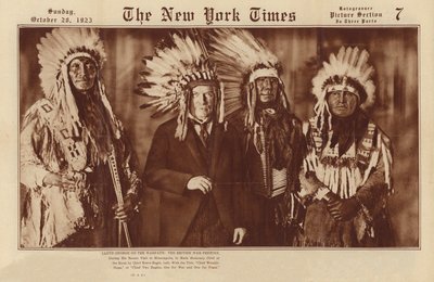 Lloyd George på krigsstien: den britiske krigsministeren (s/h-foto) av American Photographer