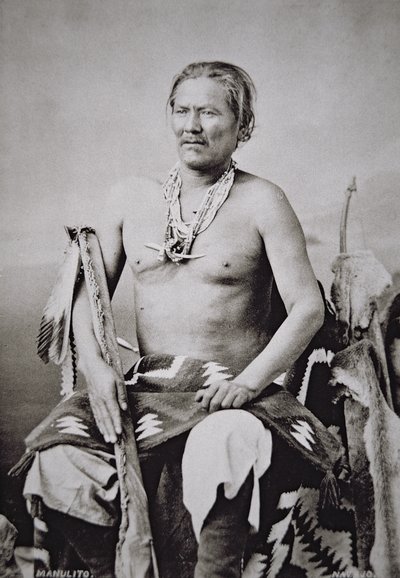 Manuelito (1818–93) sjef for Navajo Nation 1870–84 av American Photographer