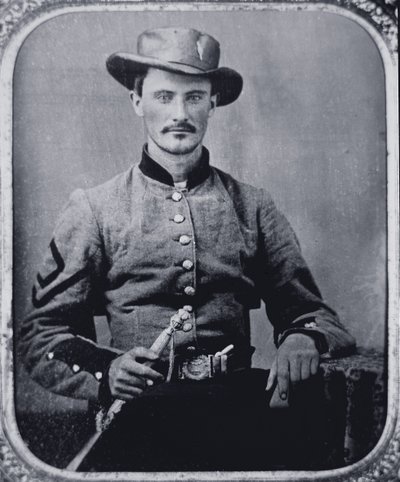 Marmaduke Marshall, konføderert hærsoldat (s/hvitt-bilde) av American Photographer