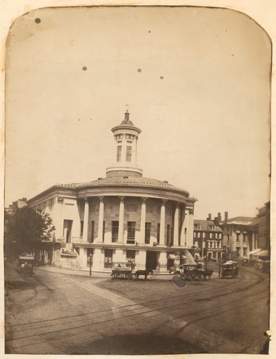 Merchants Exchange Building, 3rd Street at Walnut, ca. 1859 av American Photographer