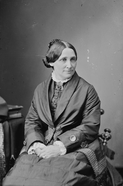 Fru Rutherford B. Hayes, 1870-80 av American Photographer