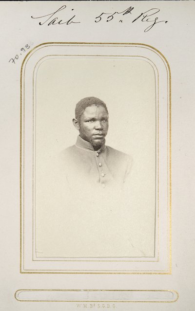 Nicholas Said, carte de visite, ca. 1863-66 av American Photographer