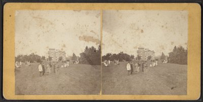 North Front and Lawn, Oneida Community, New York State, ca. 1870 av American Photographer