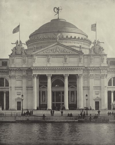 Nordportikoen til landbruksbygningen av American Photographer