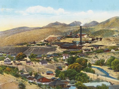 Old Dominion-gruven og smelteverket, Globe, Arizona (fargefoto) av American Photographer