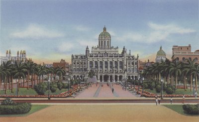 Presidentpalasset, Missions Avenue, Presidents House, Missions Avenue (farget bilde) av American Photographer