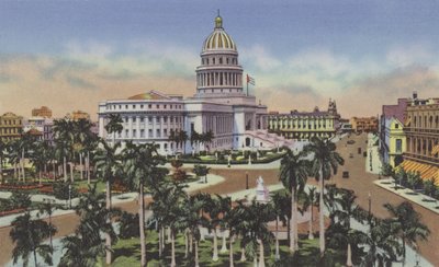 Fraternity Park and Capitol, Fraternity Square and Capitol (farget bilde) av American Photographer