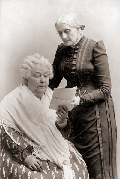 Portrett av Elizabeth Cady Stanton og Susan B. Anthony av American Photographer