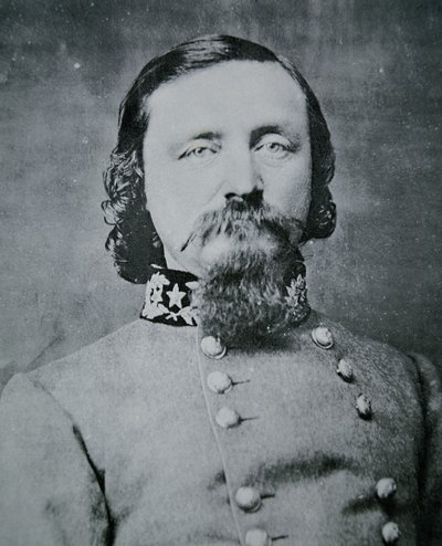 Portrett av general George Pickett (s/hvitt bilde) av American Photographer