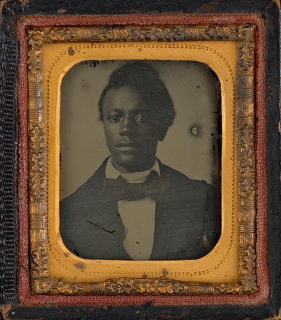 Portrett av en mann, ca. 1860 (foto) av American Photographer