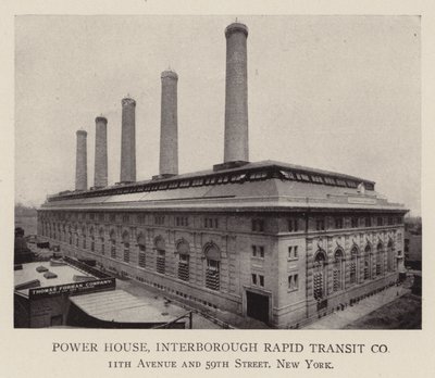 Power House, Interborough Rapid Transit Co av American Photographer