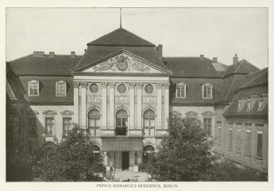 Prince Bismarcks Residence, Berlin (svart-hvitt fotografi) av American Photographer