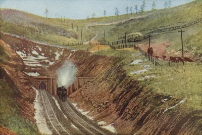 Raton Tunnel, høyeste punkt på Santa Fe (farget bilde) av American Photographer