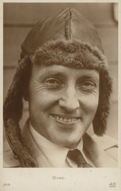 Richard E. Byrd, amerikansk marineoffiser, flyger og oppdagelsesreisende (s/h-foto) av American Photographer