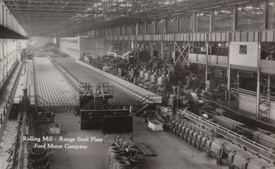 Valseverk, Rouge Steel Plant; Ford Motor Company, Dearborn, Michigan av American Photographer